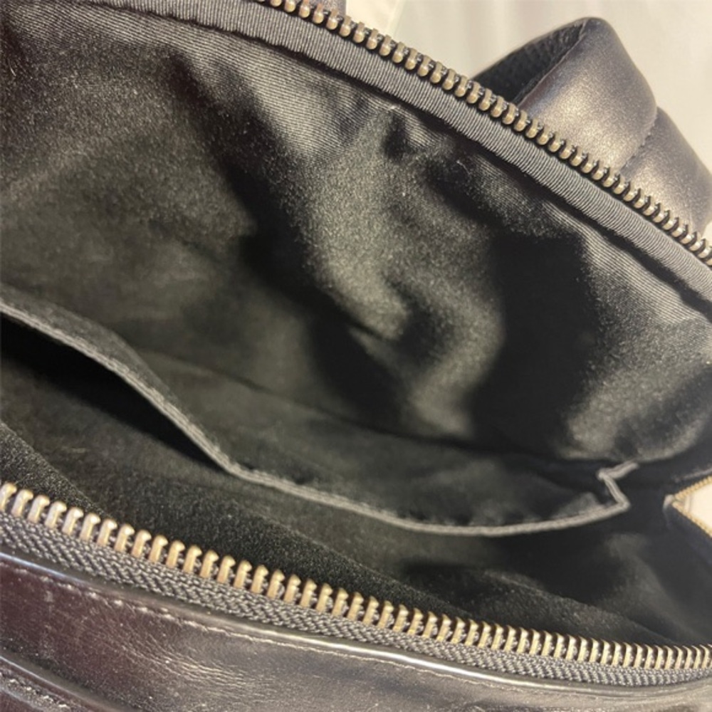 Coach ๐๐๐ Black Signature Canvas Backpack with Leather Trim NEW - Picture 8 of 16